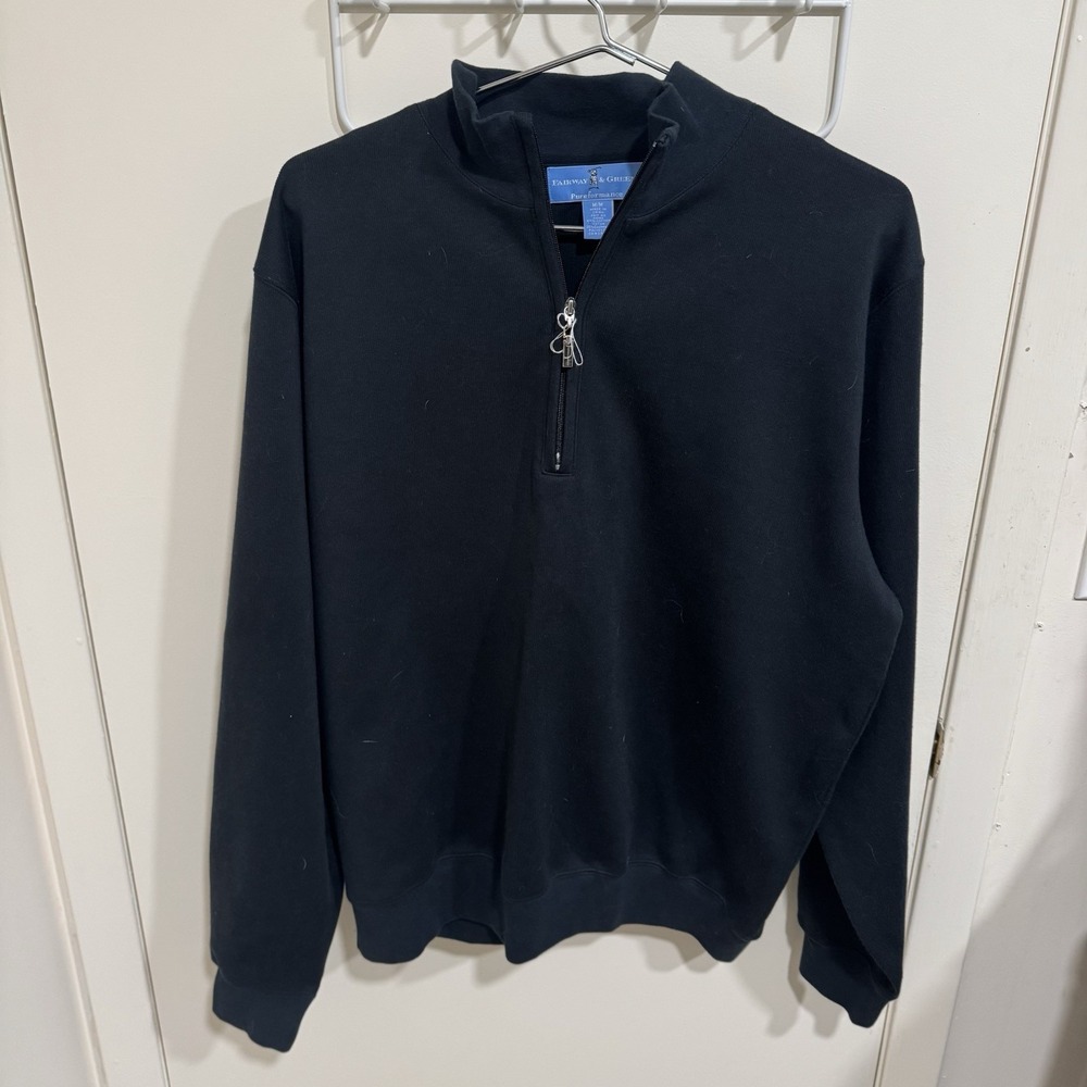 Fairway & Greene Southward Ho Country Club Men's Size Medium 1/4 Zip Pullover